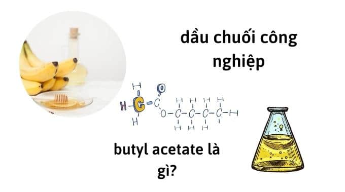 xăng thơm butyl acetate là gì? dầu chuối công nghiệp butyl acetate