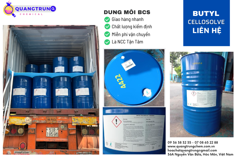 Nhà cung cấp dung môi công nghiệp butyl cellosolve solvent giá tốt nhất