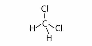 công thức hoá học của methylene chloride