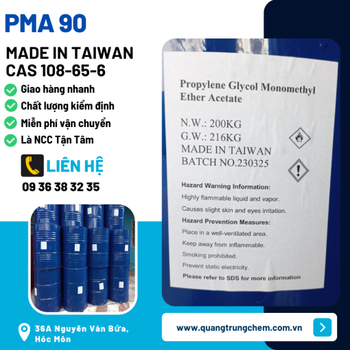 Propylene Glycol Monomethyl Ether Acetate PMA 90 CAS 108-65-6