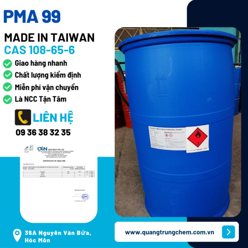 Propylene Glycol Monomethyl Ether Acetate PMA 99 CAS 108-65-6
