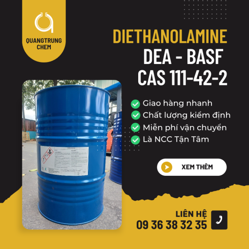 DEA - Diethanolamine BASF phuy 215kg