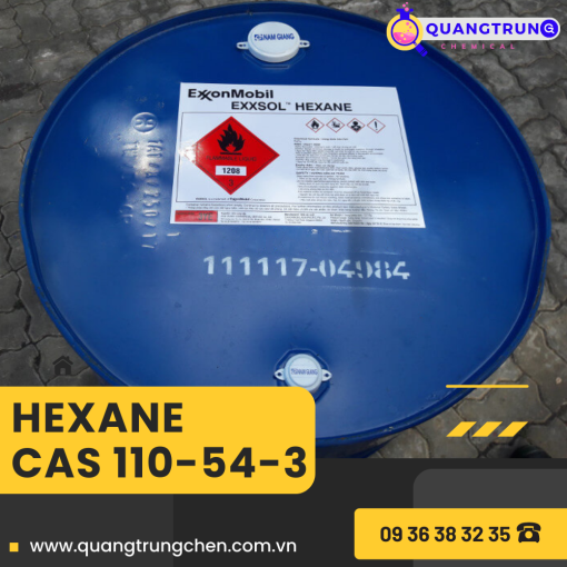 N-hexane (C6H14) phuy 137Kg | Cas 110-54-3 exxonmobile
