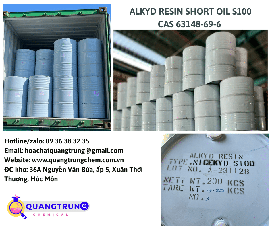 Alkyd Resin Short Oil S100 sử dụng cho sơn NC - PU