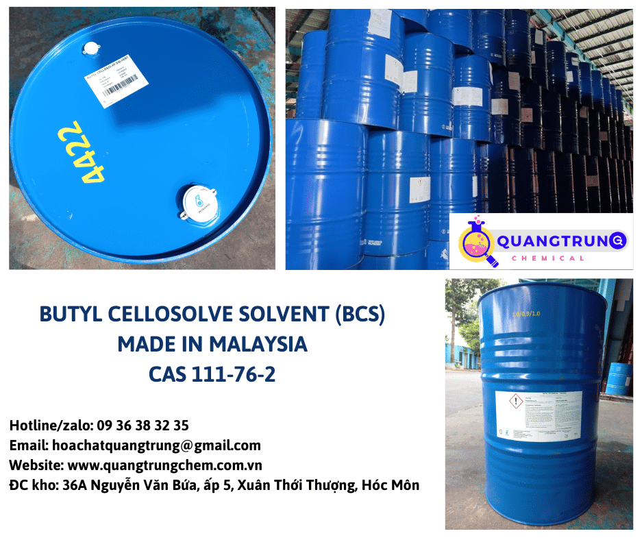 BUTYL CELLOSOLVE SOLVENT (BCS) xuất xứ từ MALAYSIA