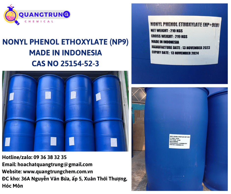 Nonylphenol Ethoxylate (NP9) xuất xứ từ INDONESIA