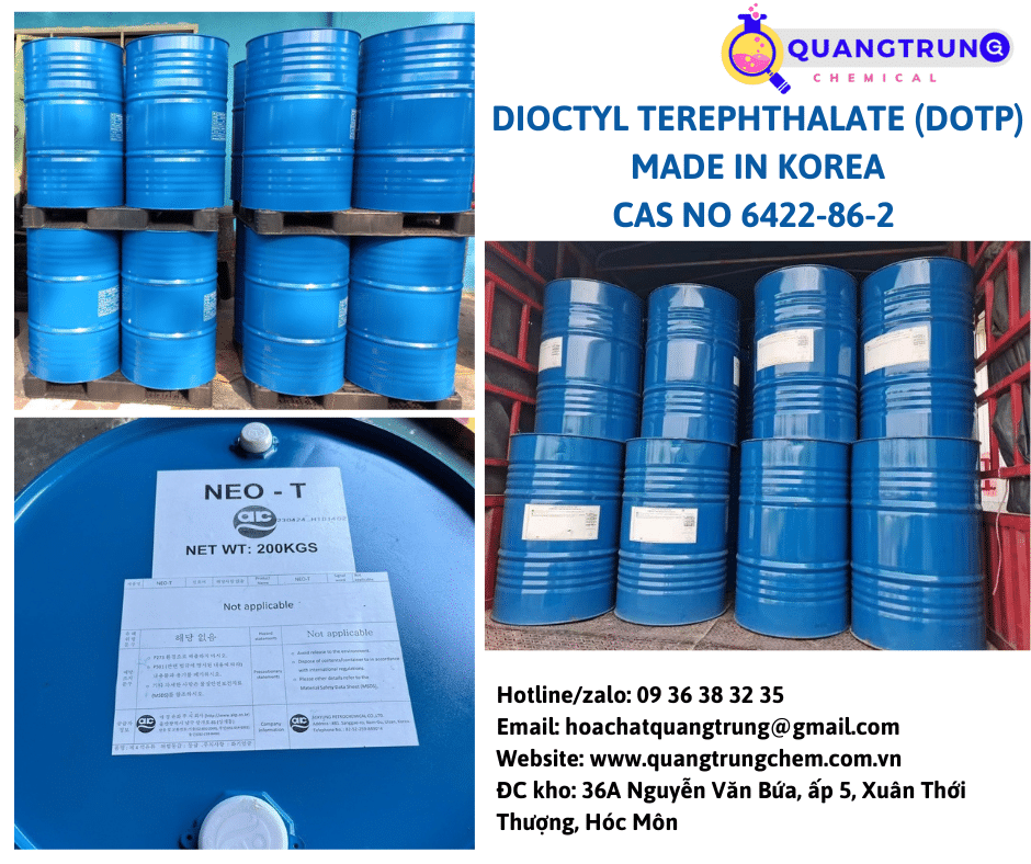 DIOCTYL TEREPHTHALATE (DOTP) xuất xứ Hàn Quốc về kho TP.HCM