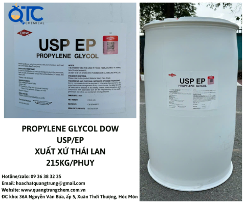 Dung môi propylene glycol uspep dow Thái Lan giá tốt tại kho TP.HCM