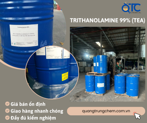 Giảm giá nóng trực tiếp TRIETHANOLAMINE 99% (TEA) số cas 102-71-6 tại nhà máy