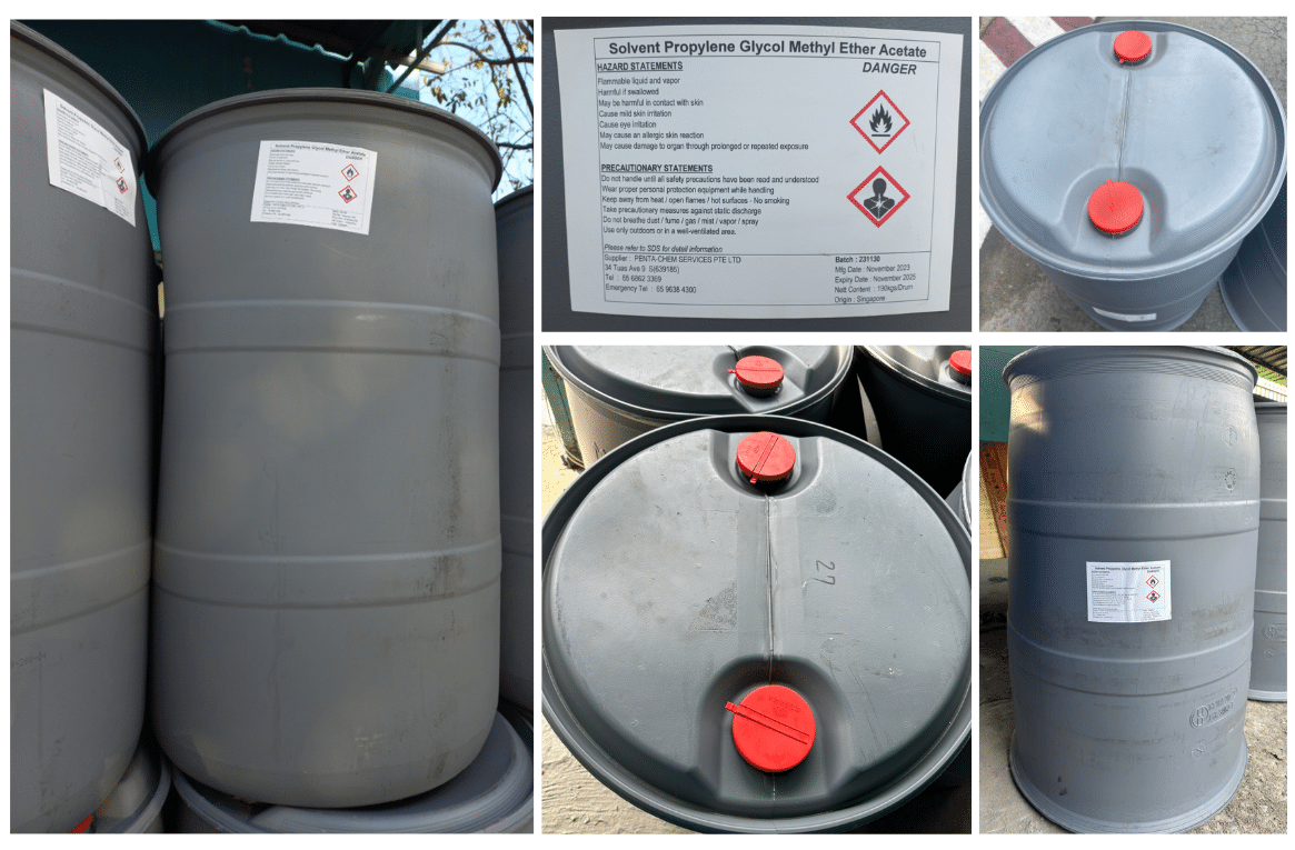 Dung Môi PMA Xuất Xứ Singapore – Hàng Chuẩn, Đủ COA, MSDS