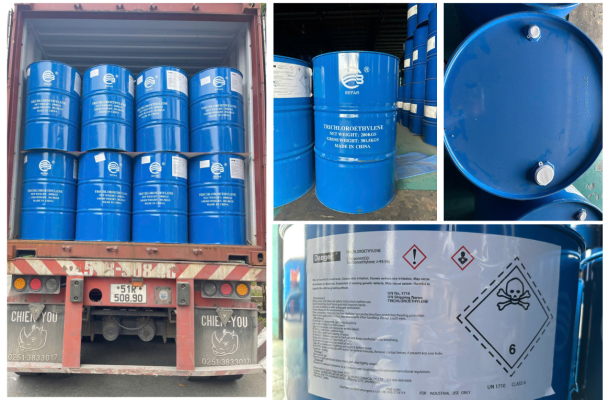 Dung môi Trichloroethylene 99.9% – Làm sạch linh kiện, giá tốt, giao nhanh