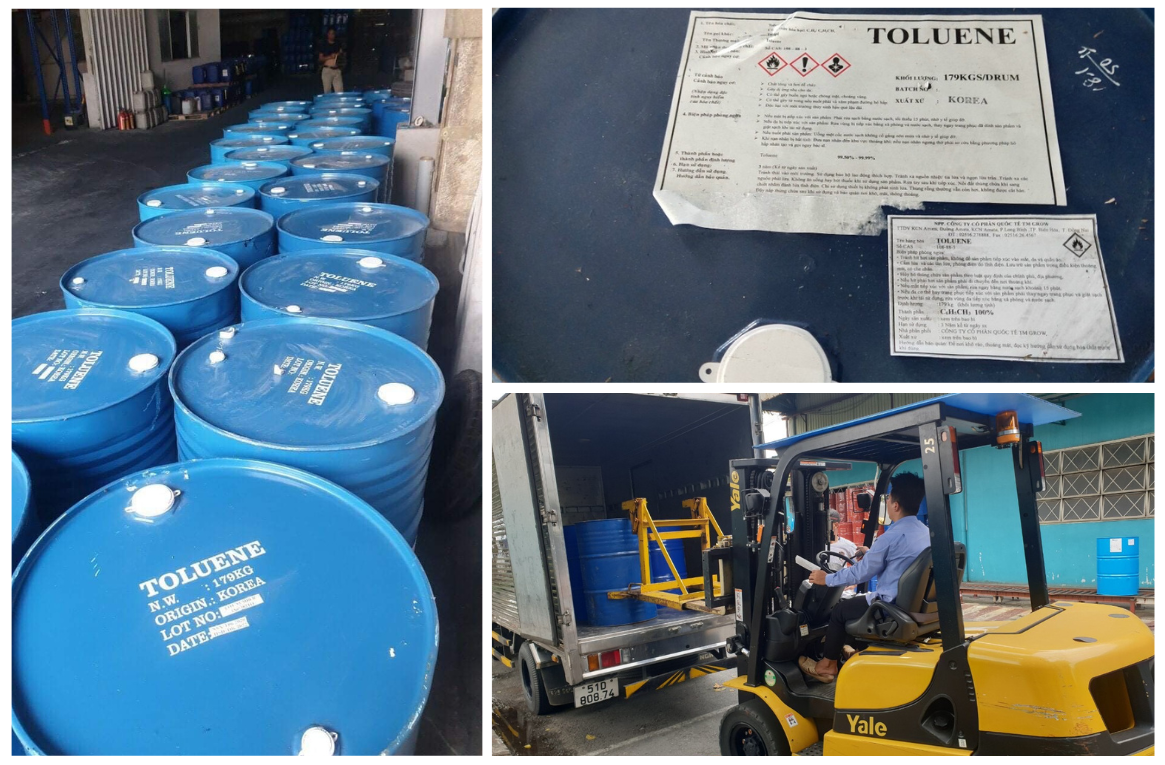 Cung cấp dung môi Toluene 99.9% – Phù hợp nhiều ngành công nghiệp