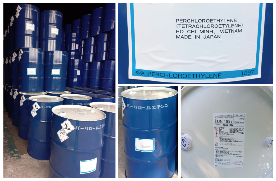 Dung môi Tetrachloroethylene (PCE) – Hàng chính hãng, chứng từ COA đầy đủ
