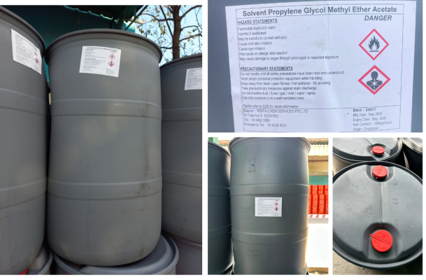 Cung cấp dung môi Propylene Glycol Methyl Ether Acetate uy tín, giá rẻ
