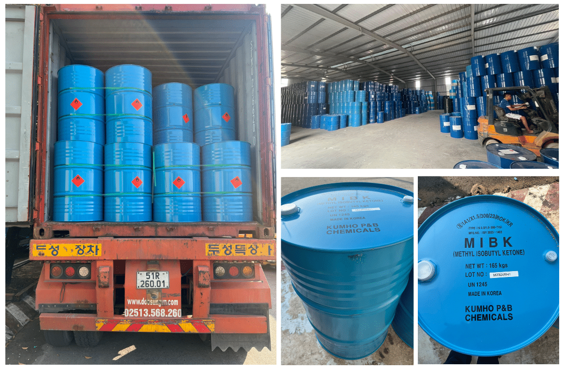 Dung Môi Methyl Isobutyl Ketone (MIBK) – Hàng Nhập Khẩu Giá Tốt - Kho Sẵn Hàng