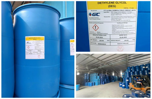 Mua Diethylene Glycol (DEG) Ở Đâu Uy Tín – Cam Kết Hàng Chính Hãng