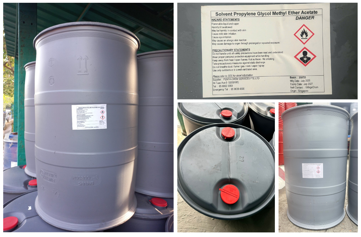 Propylene Glycol Methyl Ether Acetate Về Kho - Hỗ Trợ Báo Giá Gấp – Giao Tận Xưởng 2 Propylene Glycol Methyl Ether Acetate Về Kho – Mua Ngay Giá Cực Tốt – Chứng Từ Đầy Đủ