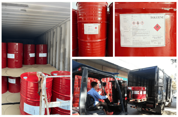 Dung Môi Toluene Chuẩn Công Nghiệp - Giá Cạnh Tranh, Giao Nhanh Trong Ngày 4 Dung Môi Toluene (Toluen) – Giá Tốt, Hàng Sẵn Kho, Giao Nhanh