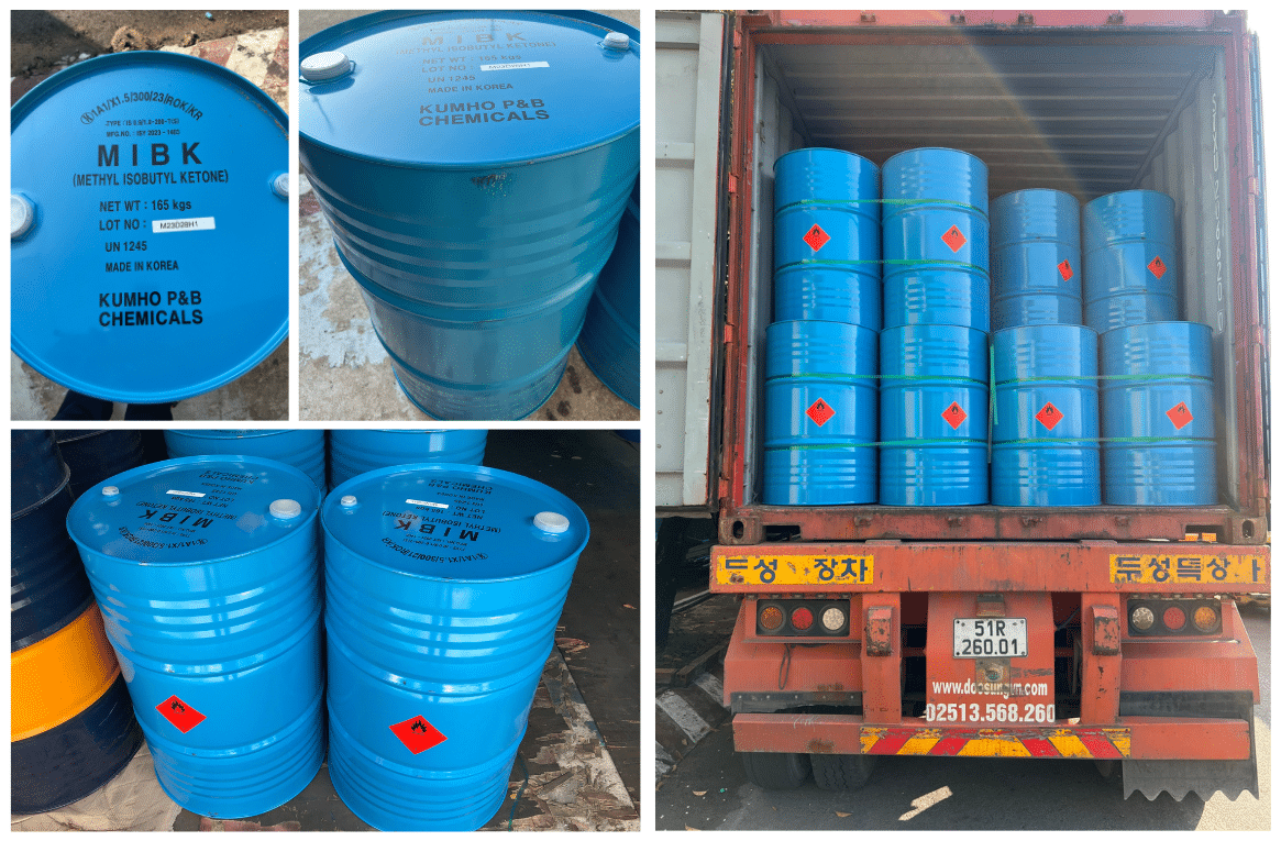 Dung Môi Methyl Isobutyl Ketone (MIBK) – Dung Môi Hòa Tan Mạnh Cho Ngành Sơn & Công Nghiệp 2 Cung Cấp Methyl Isobutyl Ketone (CAS 108-10-1) – Chất Lượng Cao