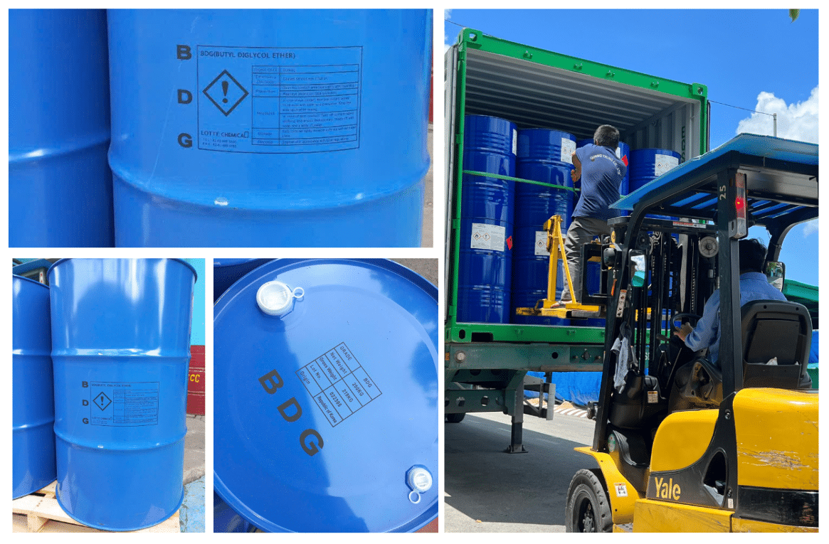 Dung môi Butyl Diglycol Ether (BDG) – Dung Môi Cho Sơn Công Nghiệp & Chất Phủ 3 Dung Môi Butyl Diglycol Ether (BDG) - Phục Vụ Nhà Máy & Xưởng Sản Xuất